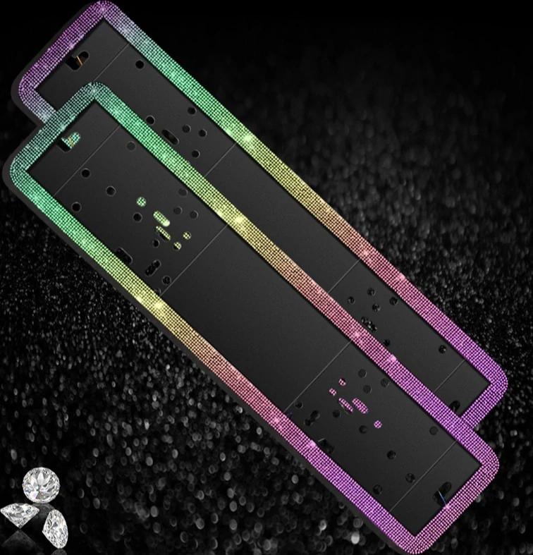 Podložka pod SPZ Crystal Colours