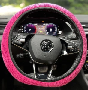 Potah volantu CrystalS Pink