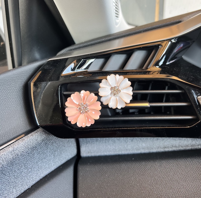 Voňavá kytička do ventilace auta různé barvy