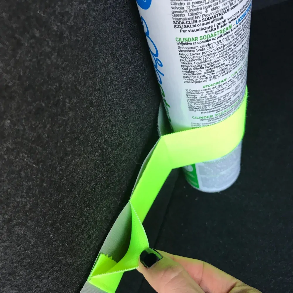 Upevňovací pás do kufru Green 20cm