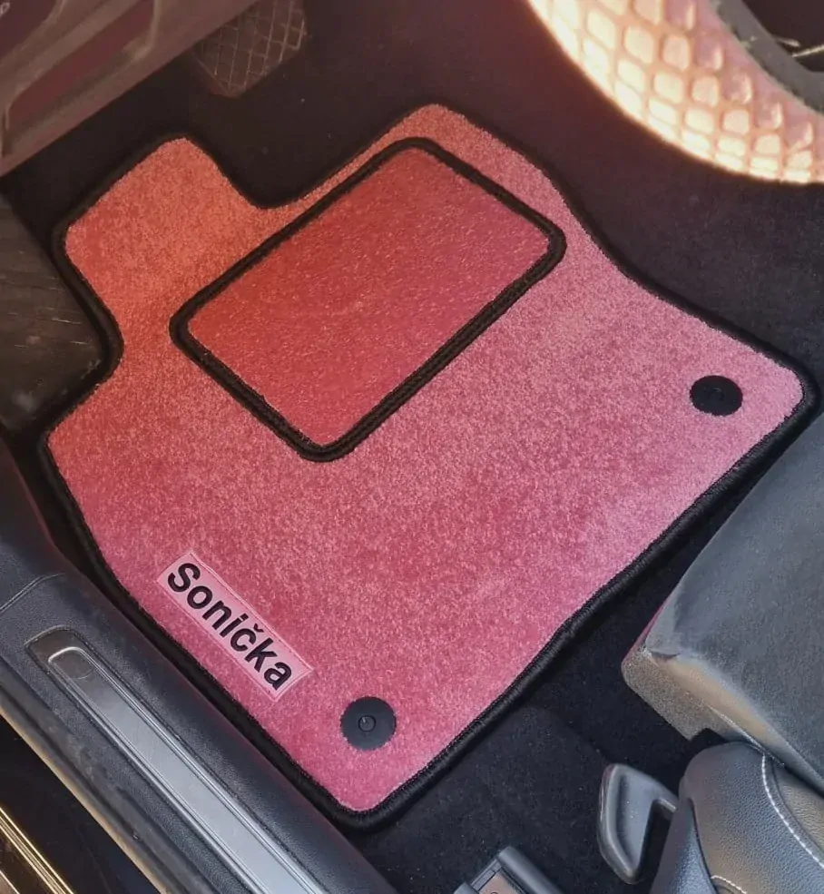 Autokoberce různé barvy sada 4 ks