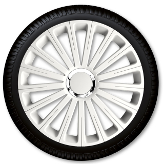 Poklice na kola Radical Pro White
