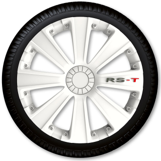 Poklice na kola RS-T White