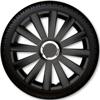 Poklice na kola Spyder Pro Black
