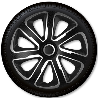 Poklice na kola Livorno Carbon Silver Black
